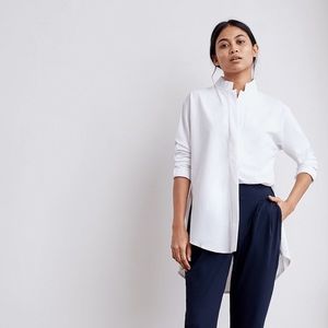 Aday Something Borrowed White Shirt - Medium